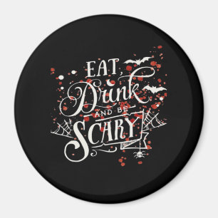 Aimant Style Graphique d'Halloween Sauvage Effrayant