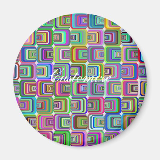 Aimant Style hippie psychédélique super Thunder_Cove (Devant)