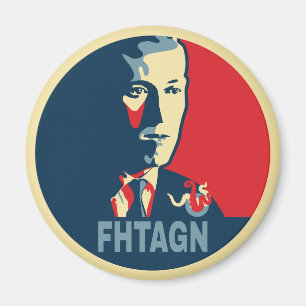 Aimant Style Hp Lovecraft FHTAGN Hope