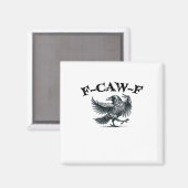 Aimant Style Rétro F-Caw-F (Recto/Verso)