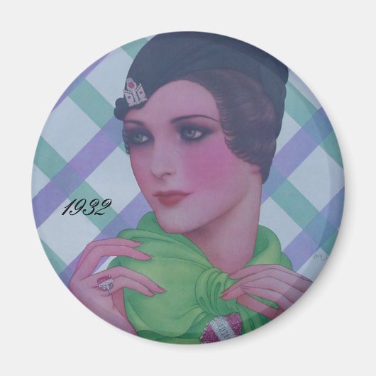 Aimant Style vintage 1932 (Devant)