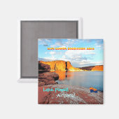 Aimant Style Vintage du lac Powell (Recto/Verso)