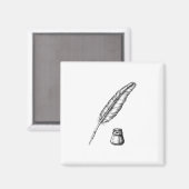 Aimant Stylo de recouvrement avec Inkwell (Recto/Verso)