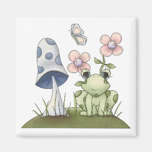 Aimant Substance de ressort · Grenouille et champignon