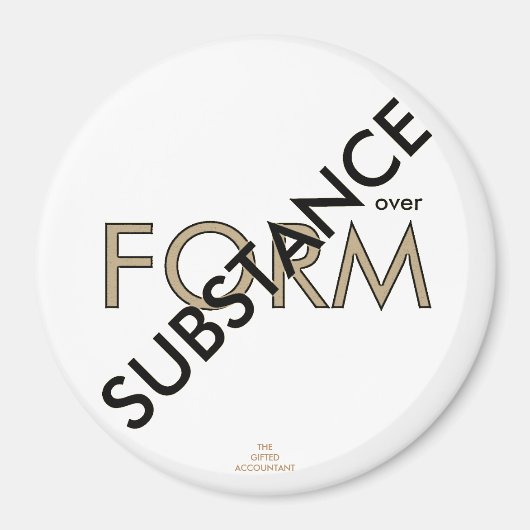 Aimant "Substance sur formulaire" (Devant)