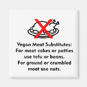 Aimant Substituts de viande végétale (Devant)