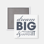 Aimant Success du travail motivationnel (Recto/Verso)