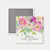 Aimant Succulents rustiques Douche Florale Favoriser l'ai (Recto/Verso)