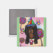 Aimant Sucettes Black Doxie (Recto/Verso)