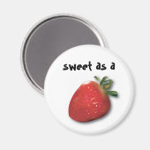 Aimant Sucré comme fraise (Recto/Verso)