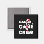 Aimant Sucre de canne Crew Fun Christmas Candy Loover Dan (Recto/Verso)