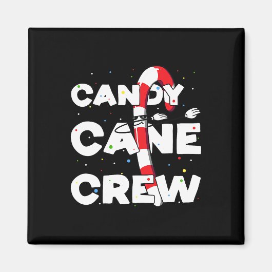 Aimant Sucre de canne Crew Fun Christmas Candy Loover Dan (Devant)