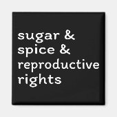 Aimant Sucre & épices & droits de reproduction II (Devant)