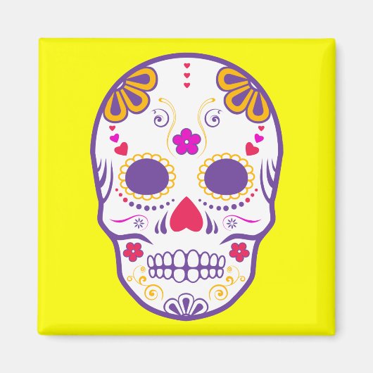 Aimant sucre skullz : 1 (Devant)