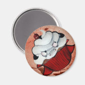 Aimant Sucré Vampire Cupcake (Recto/Verso)