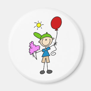 Aimant Sucrerie et ballons de coton à l'aimant juste