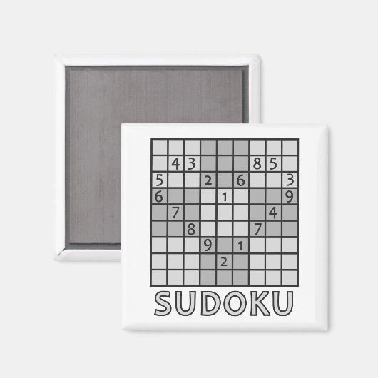 Aimant SUDOKU (Recto/Verso)