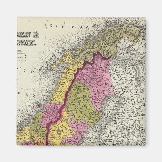 Aimant Suède et Norvège (Devant)