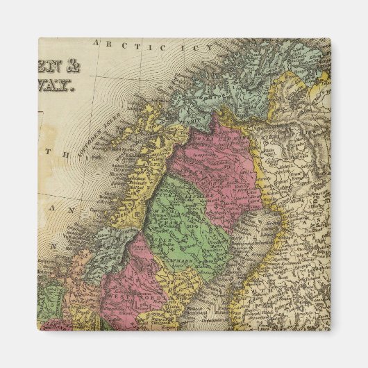 Aimant Suède et Norvège (Devant)