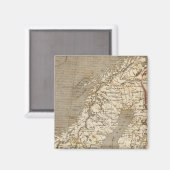 Aimant Suède, Norvège Carte par Arrowsmith (Recto/Verso)