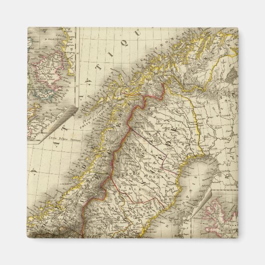 Aimant Suède, Norvège, Danemark (Devant)