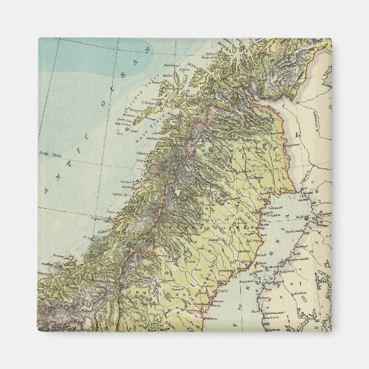 Aimant Suède, Norvège, Danemark (Devant)