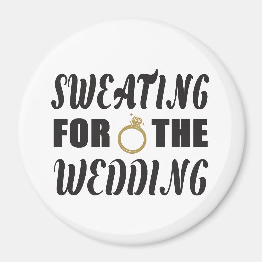 Aimant Sueur pour le Mariage (Devant)