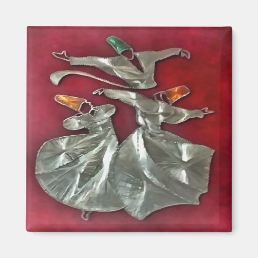 Aimant Sufis Entrés Dans La Prière Acrylique (Devant)