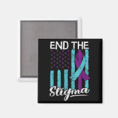 Aimant Suicide Awareness Suicide Prevention Suprt Survivo (Recto/Verso)