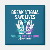 Aimant Suicide Prevention Suprt Break Stigma Suicide Awar (Devant)