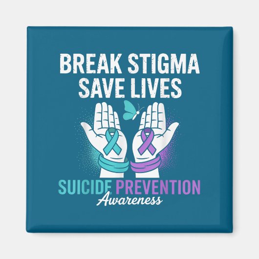 Aimant Suicide Prevention Suprt Break Stigma Suicide Awar (Devant)