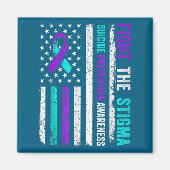 Aimant Suicide Prevention Suprt Fight Stigma Suicide Awar (Devant)