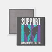 Aimant Suicide Prevention Suprt Tomorrow _ I For Suprters (Recto/Verso)