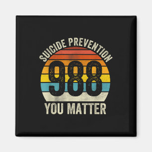 Aimant Suicide vintage 788 Prévention du suicide des chem