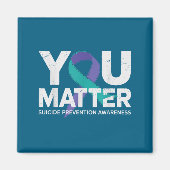 Aimant Suicides Prevention Shirts Suicide Awareness  (Devant)