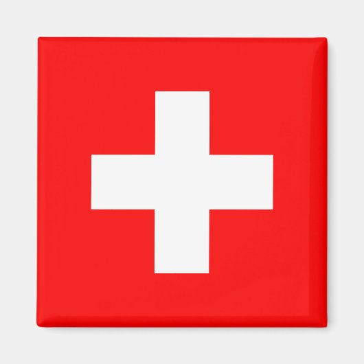 Aimant Suisse - Drapeau suisse (Devant)
