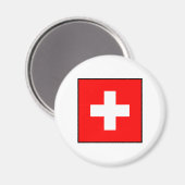 Aimant Suisse - Drapeau suisse (Recto/Verso)