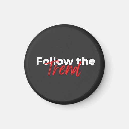 Aimant Suivez la tendance de la typographie des citations (Devant)