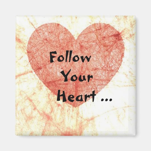 Aimant Suivez l'aimant de votre Carré cardiaque (Devant)