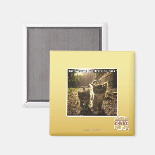 Aimant Suivez-moi mon enfant (Recto/Verso)