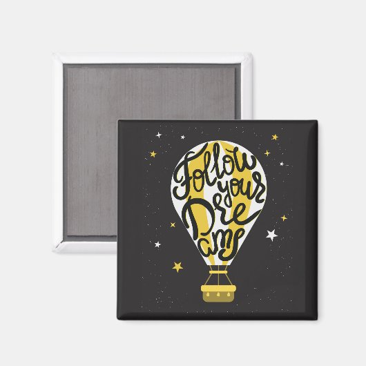 Aimant Suivez votre ballon Dreams (Recto/Verso)