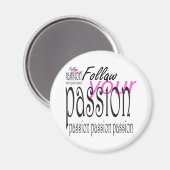 Aimant Suivez votre passion (Recto/Verso)