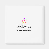 suivre nous fil username médias sociaux ajouter QR