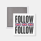 Aimant Suivre Suivre, 3 indicateurs (Recto/Verso)