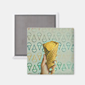 Aimant Summer ice cream lovers (Recto/Verso)