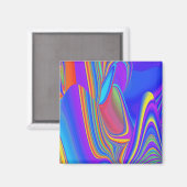 Aimant Summerfeel, Rainbowart 3D Abstrait (Recto/Verso)