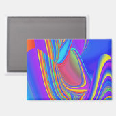 Aimant Summerfeel, Rainbowart 3D Abstrait (Recto/Verso)