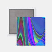 Aimant Summerfeel, Rainbowart 3D Abstrait (Recto/Verso)