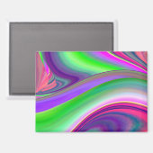 Aimant Summerfeel, Rainbowart 3D Abstrait (Recto/Verso)