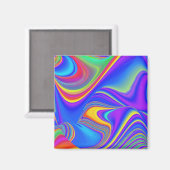 Aimant Summerfeel, Rainbowart 3D Abstrait (Recto/Verso)